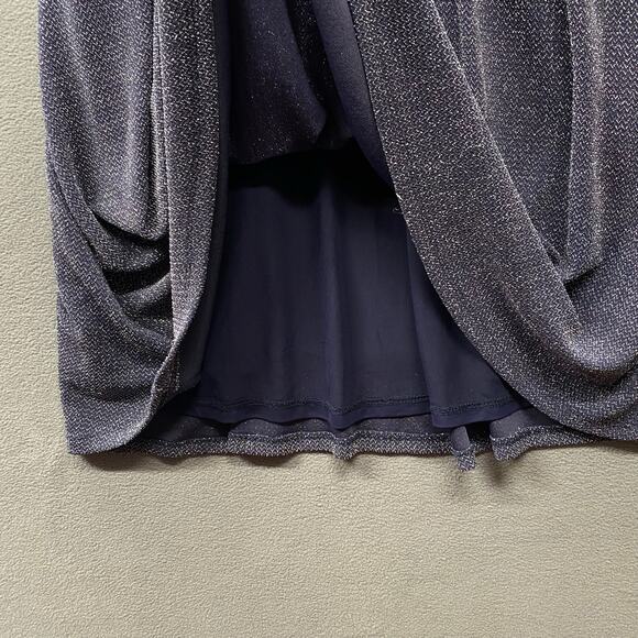 Free People Sparkle Deep Scoop Neck Back Mini Skater Dress Womens M/L? Concert - Picture 7 of 15